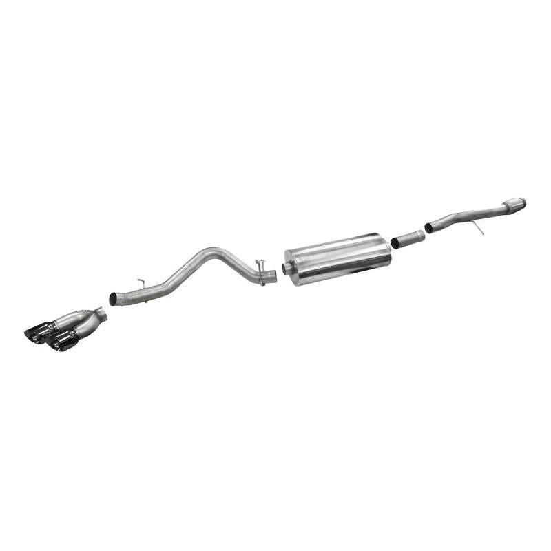 CORSA Performance 3.5" Catback Exhaust for 2014-2019 Chevy Silverado & GMC Sierra 1500, Black Tips