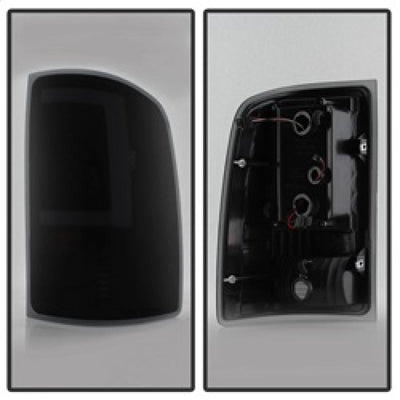 SPYDER xTune 07-13 GMC Sierra 1500 LED Tail Lights - Black Smoke (ALT-ON-GS07-G2-LED-BSM) 9038518