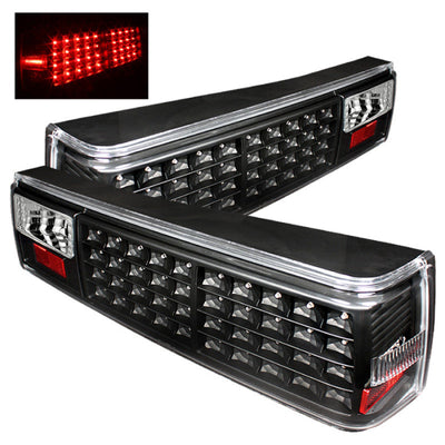 SPYDER Xtune Ford MUStang 87-93 LED Tail Lights Black ALT-ON-FM87-LED-BK 5012975
