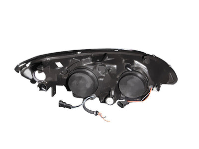 Anzo 2004-2005 Honda Civic Projector Headlights w/ Halo Black