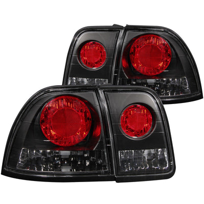 Anzo 1996-1997 Honda Accord Tail lights Black