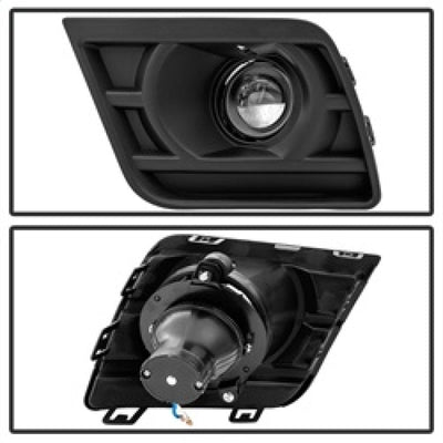 Spyder Chevy Camaro V8 14-16 (Fit SS/Z28/ZL1 Models) OEM Fog Light W/Switch - Clear FL-CCAM14-V8-C 5082411