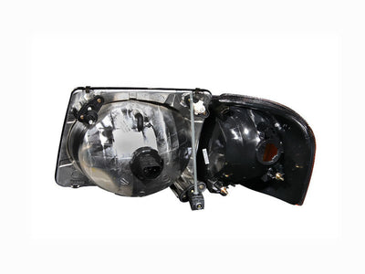 Anzo 2001-2005 Ford Explorer Crystal Headlights Black