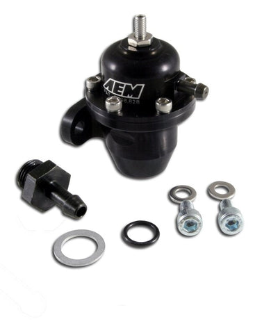 AEM Electronics Fuel Pressure Regulator Black Honda Acura