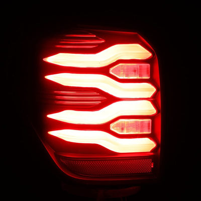 AlphaRex 10-24 Toyota 4Runner LUXX-Series LED Tail Lights Black