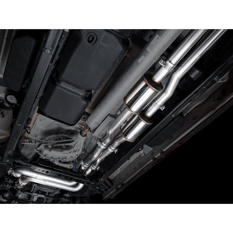 AWE 25+ RAM 1500 3.0TT 0FG Catback Touring Exhaust - Chrome Silver Tips