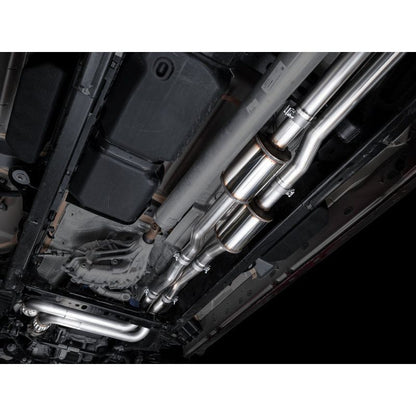 AWE 25+ RAM 1500 3.0TT 0FG Catback Touring Exhaust - Diamond Black Tips