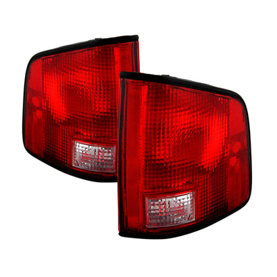SPYDER Xtune Chevy S10 94-04 w/ Black Edge OE Style Tail Lights OEM ALT-JH-CS1094-OE-RC 9029790