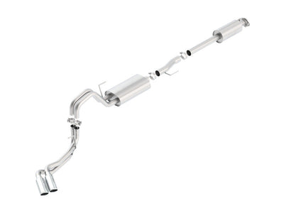 Borla 15-16 Ford F-150 3.5L EcoBoost Ext. Cab Std. Bed Catback Exhaust Touring Truck Side Exit 140617