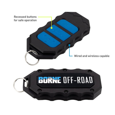 Borne Off-Road 10K Winch - Orange Synthetic Rope BNWN-10-SOR