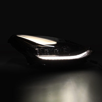 AlphaRex 17-22 Tesla Model 3/20-23 Model Y NOVA LED Proj Headlights Alpha-Blk w/Actv Lgt & Seq.Sig 880859 *Discontinued