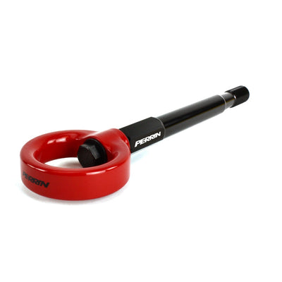 PERRIN 08-14 WRX / STI Sedan Tow Hook Kit Rear Red | PSP-BDY-251RD