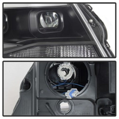 SPYDER xTune Chevy Colorado 15-17 Halogen Only Projector Headlights - DRL - Black PRO-JH-CCO04-LBDRL-BK 9039287