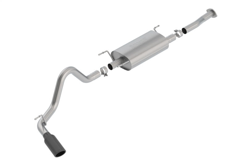 Borla 16-18 Toyota Tacoma 3.5L AT 4DR CC Short Bed S-Type SS Catback Exhaust - Black Chrome Tip 140680BC