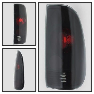 Spyder Ford F150 Styleside 97-03/F250/350/450/550 Euro Style Tail Lights Blk Smke ALT-YD-FF15097-BSM 5078162
