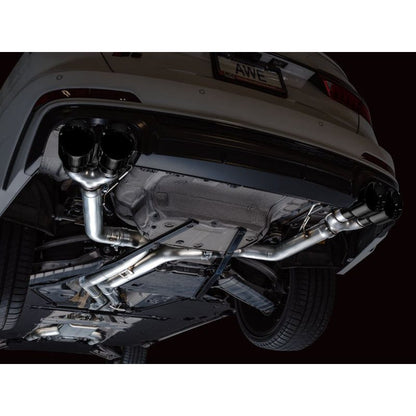 AWE Tuning 19-23 Audi C8 S6/S7 2.9T V6 AWD Track Edition Exhaust - Diamond Black Tips