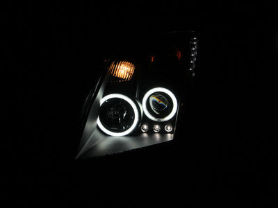 Anzo 2007-2012 Nissan Sentra Projector Headlights Black
