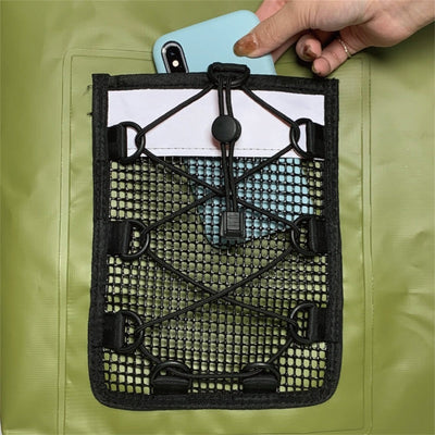 3D MAXpider Roll-Top Dry Bag Backpack - Army Green 6117-AG