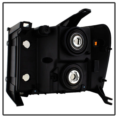 xTune GMC Sierra 07-13 Crystal Headlights Black HD-JH-GSIE07-AM-BK