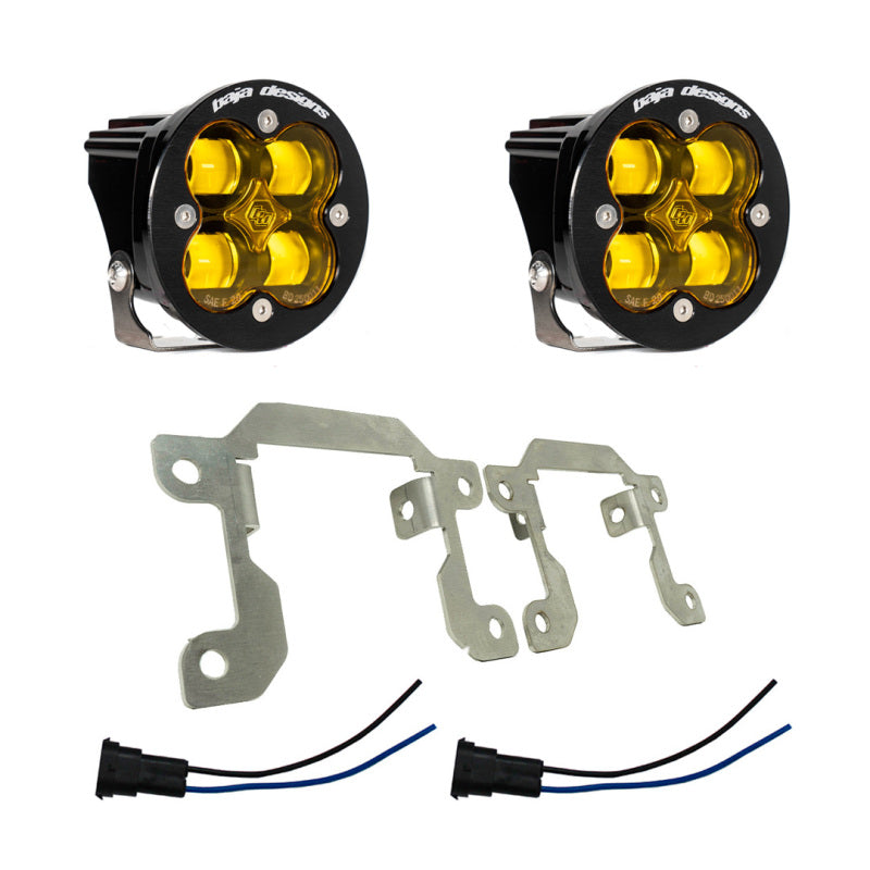 Baja Designs Dodge/Ram Squadron SAE Fog Pocket Light Kit - Amber