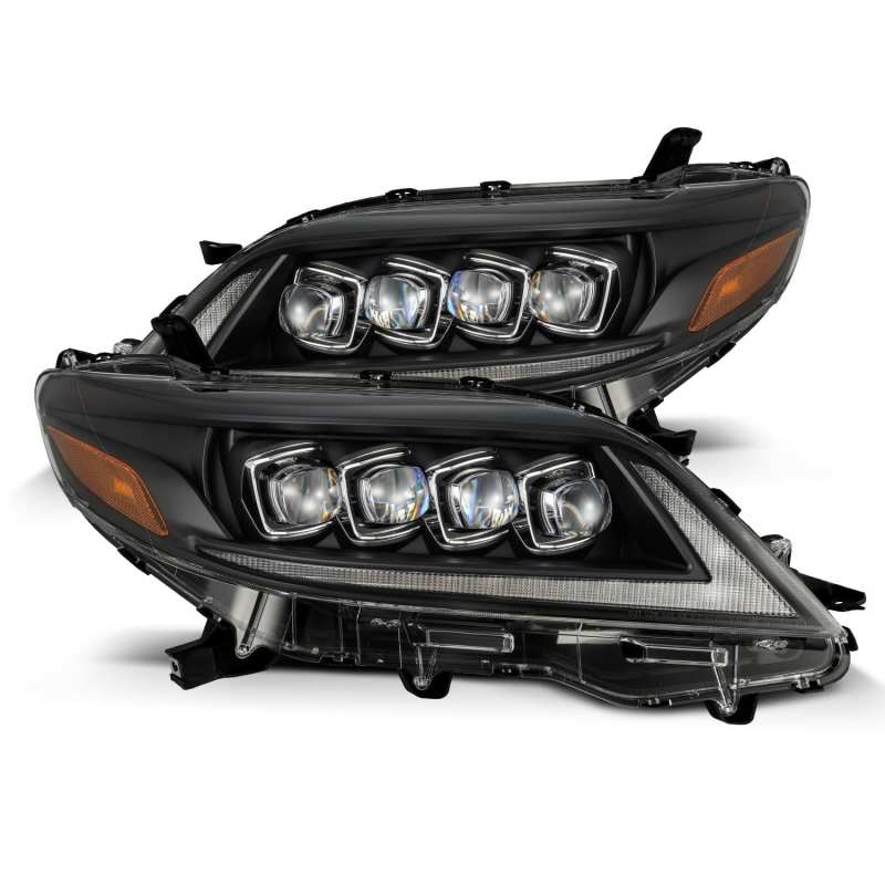AlphaRex 11-20 Toyota Sienna NOVA-Series LED Projector Headlights Black