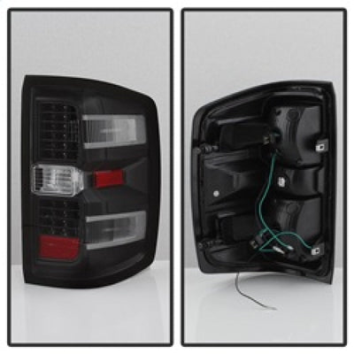 SPYDER xTune Chevy 1500 14-16 / Silverado 2500HD/3500HD LED Tail Lights - Black ALT-JH-CS14-LED-BK 9036545