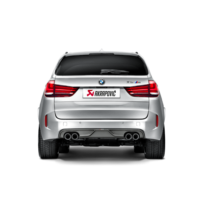 Akrapovic 15-17 BMW X5M (F85) Evolution Line Cat Back (Titanium) w/ Carbon Tips