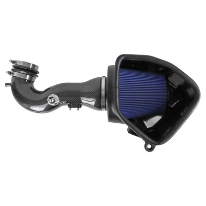 aFe 19-20 GM Trucks 5.3L/6.2L Track Series Carbon Fiber Cold Air Intake System With Pro 5R Filters