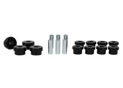 Whiteline Plus 88-00 Honda Civic / 88-9/95 CRX Rear Control Arm - Lower Inner & Outer Bushing Kit W62005