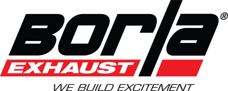 Borla Universal Pro-XS Muffler Oval 3in Inlet/Outlet Offset/Offset Notched Muffler 400491
