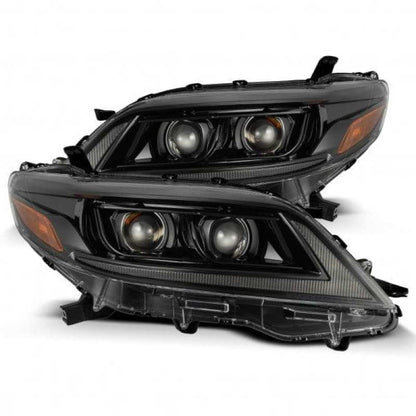 AlphaRex 11-20 Toyota Sienna PRO-Series Halogen Projector Headlights Alpha-Black