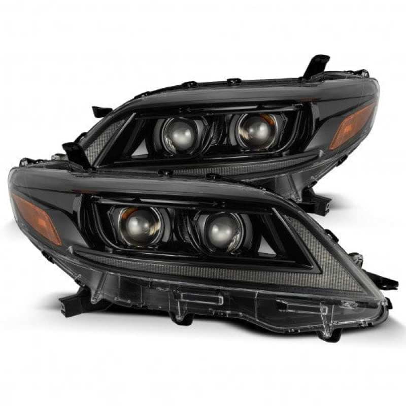 AlphaRex 11-20 Toyota Sienna PRO-Series Halogen Projector Headlights Alpha-Black