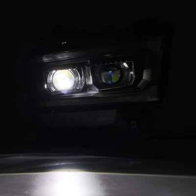 AlphaRex 19-24 Ram 2500/3500/4500/5500 LUXX-Series LED Projector Headlights Black
