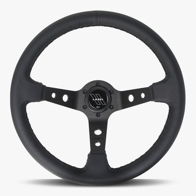 The Daytona | Black Leather | Black Spoke | Black Stitch