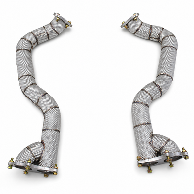 High Flow Exhaust Downpipe for Porsche Cayman 718 GT4 RS 4.0L