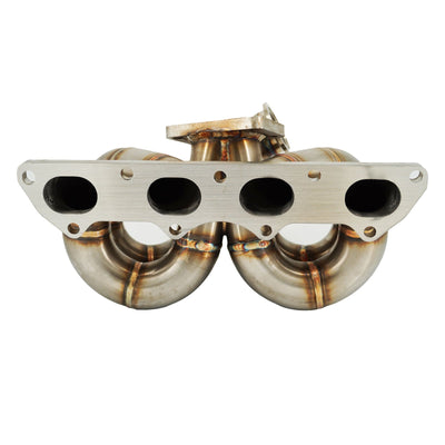 B Series AC PS Compatible T3 .63 Turbo Manifold Kit GSR B16 B18 B20 For Civic EG EK DC2