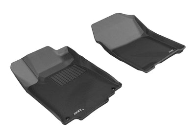 3D MAXpider 2012-2016 Honda CR-V Kagu 1st Row Floormat - Black L1HD04311509
