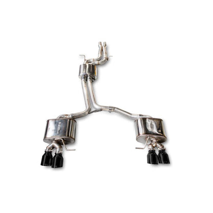 AWE Tuning Audi 8R SQ5 Touring Edition Exhaust - Quad Outlet Diamond Black Tips