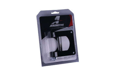 Aeromotive Filter Mounting Bracket, Black Spring Steel, Rubber Coated