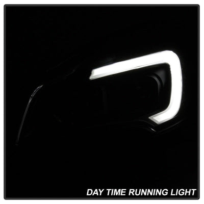 SPYDER xTune 13-16 Ford Escape LED Light Bar Halogen Projector Headlights - Black (PRO-JH-FESCA13-LB-BK) 9042904