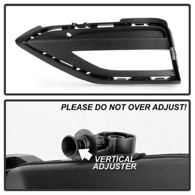 Spyder VW Jetta 19-20 OEM Style Fog Lights w/Universal Switch - Clear (FL-VJ2019-C) 5087164