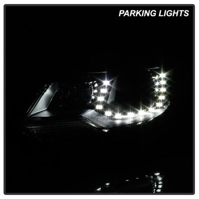 SPYDER VW Tiguan 12-17 LED/DRL Projector Headlights Chrome PRO-JH-VWT12-LED-C 9948527