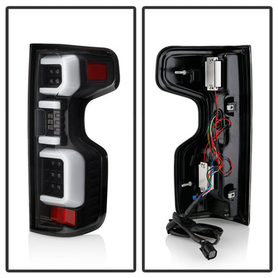 Spyder Chevy Silverado 19-20 LED Tail Light Black ALT-YD-CS19HAL-BK 5087256