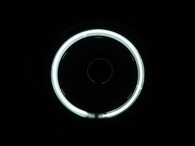 Anzo 2007-2013 Toyota Fj Cruiser Projector Headlights w/ Halo Black