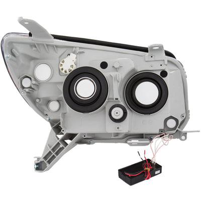 Anzo 2006-2009 Toyota 4Runner Projector Headlights w/ Halo Chrome