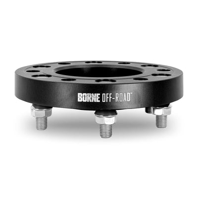 Borne Off-Road Wheel Spacers - 6x139.7 - 93.1 - 30mm - M12 - Black BNWS-001-300BK