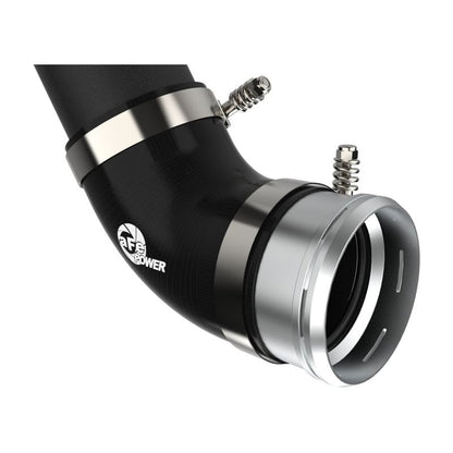 aFe BladeRunner 21-22 Ford F-150 Ecoboost V6-3.5L(tt) Aluminum Hot and Cold Charge Pipe Kit Black