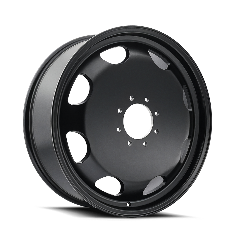 Cali Off-Road 9110D Summit Dually 22x8.25 / 8x200 BP / 115mm Offset / 142mm Hub Matte Black Wheel 9110D-22877MBI115