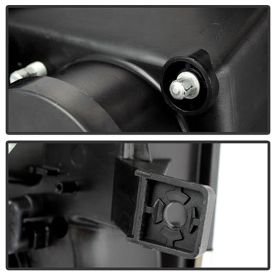 Spyder Ford F150 13-14 Projector Factory Xenon Model- Light Bar DRL Blk PRO-YD-FF15013-LBDRL-HID-BK