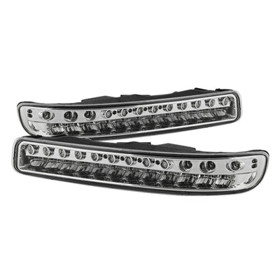 SPYDER Xtune GMC Sierra 99-06 Full LED Bumper Lights Chrome CBL-JH-GS99-LED-C 9027154